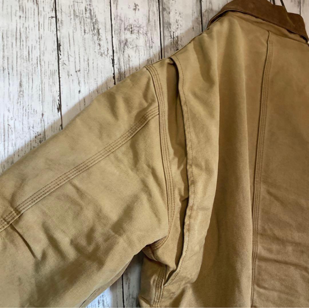 【海無し県】カーハート トラディショナルジャケット J02 ブラウン 44