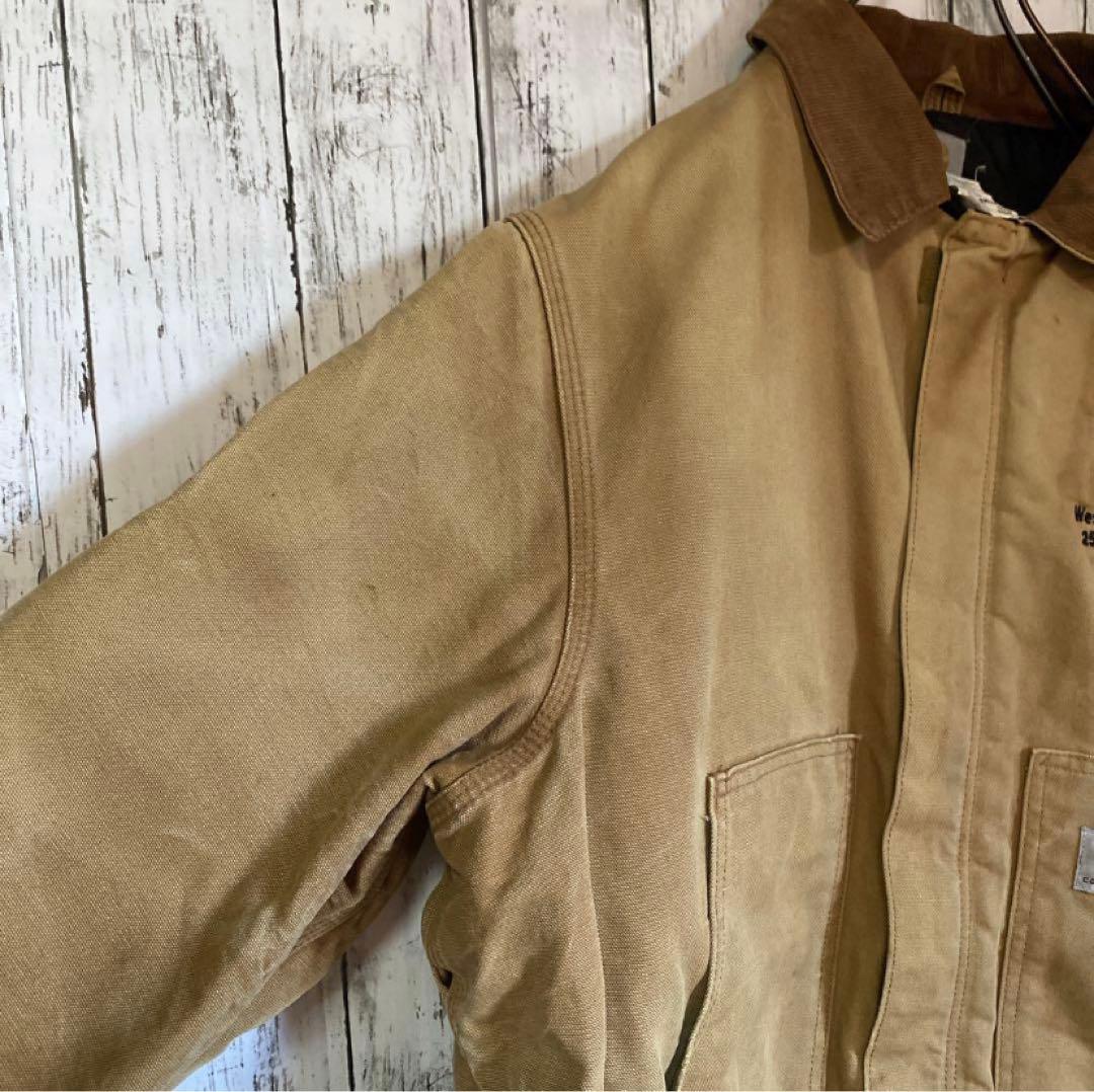 【海無し県】カーハート トラディショナルジャケット J02 ブラウン 44