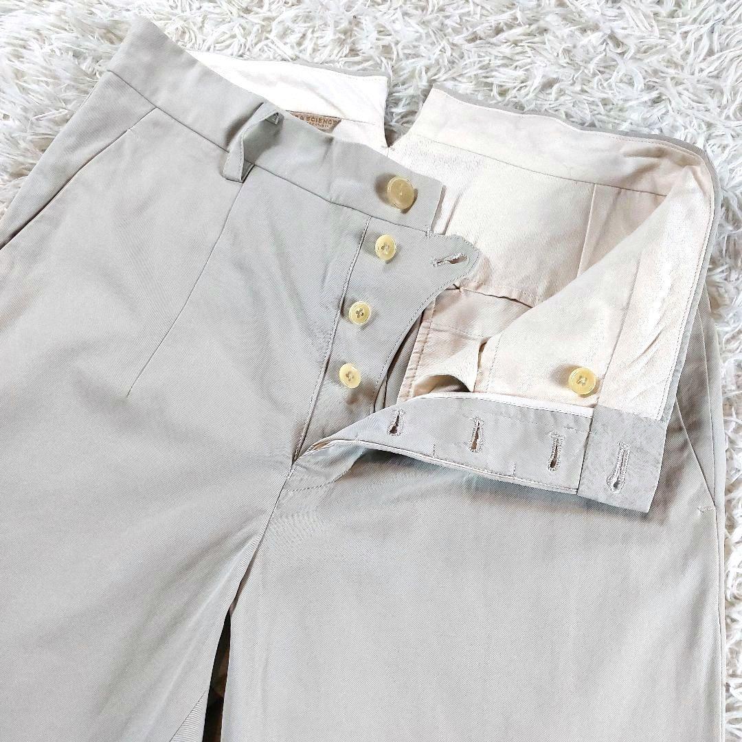 アーツアンドサイエンス コットンツイル 高密度チノテーパードパンツ ベージュ 2