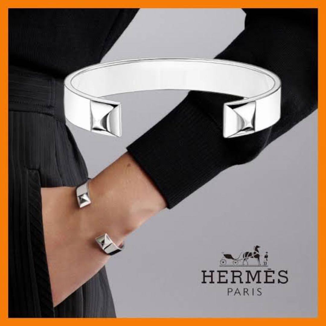 【新品未使用】エルメス ミニクルー GM STサイズ バングル ブレスレット