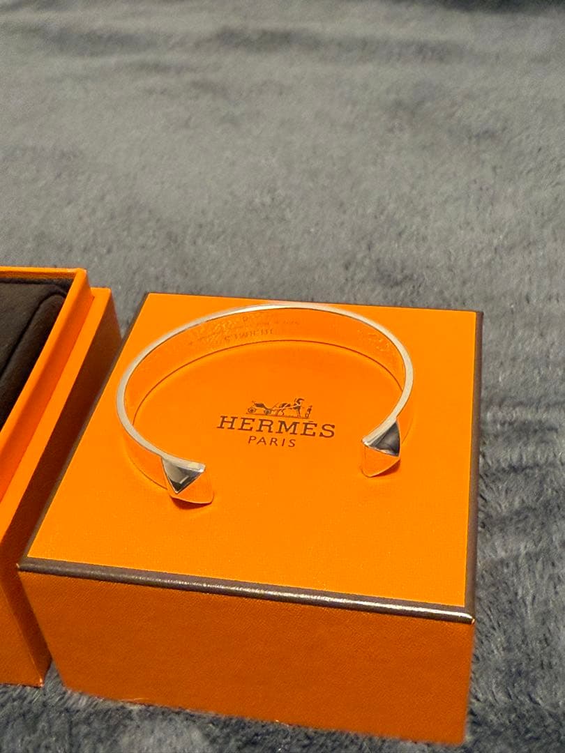 【新品未使用】エルメス ミニクルー GM STサイズ バングル ブレスレット