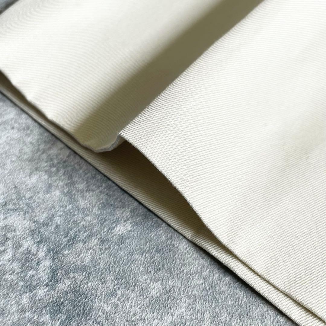 4666【美品】ドゥロワー　コットンツイルタックパンツ ツータック　スラックス