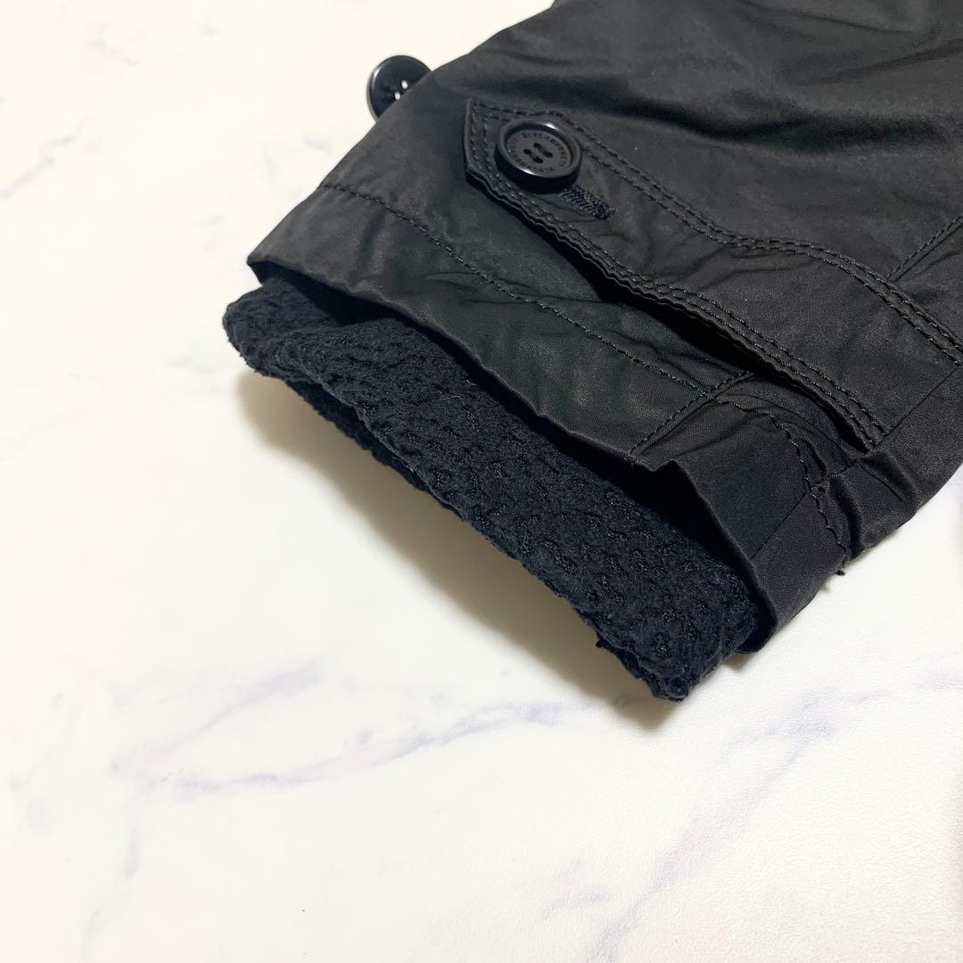 ブラックバレットバイニールバレット モッズコート ジャケット フリースインナー