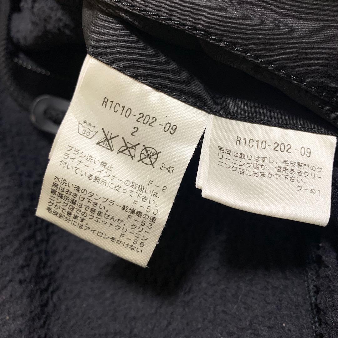 ブラックバレットバイニールバレット モッズコート ジャケット フリースインナー