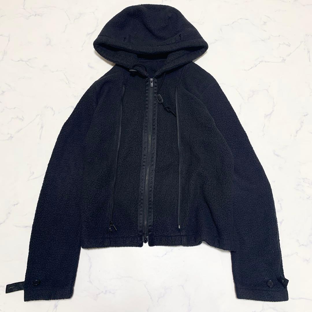 ブラックバレットバイニールバレット モッズコート ジャケット フリースインナー