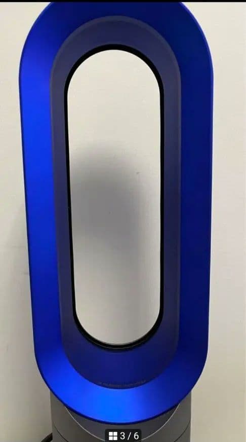 Dyson hot+cool タワー型ファン 青　リモコン有り