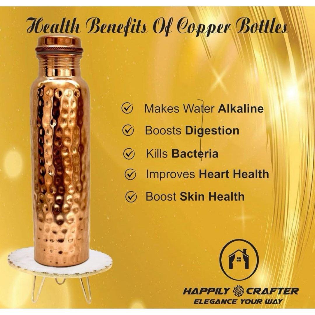 銅製1L水筒と2個カップセット