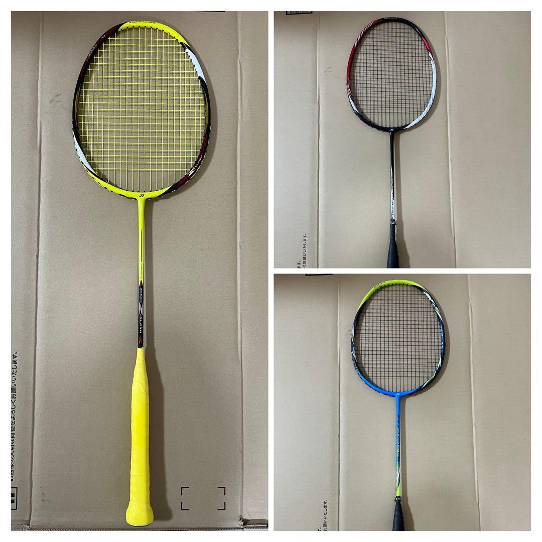 ヨネックス　アークセイバー3本セット+α Zスラッシュ　iスラッシュ　FB