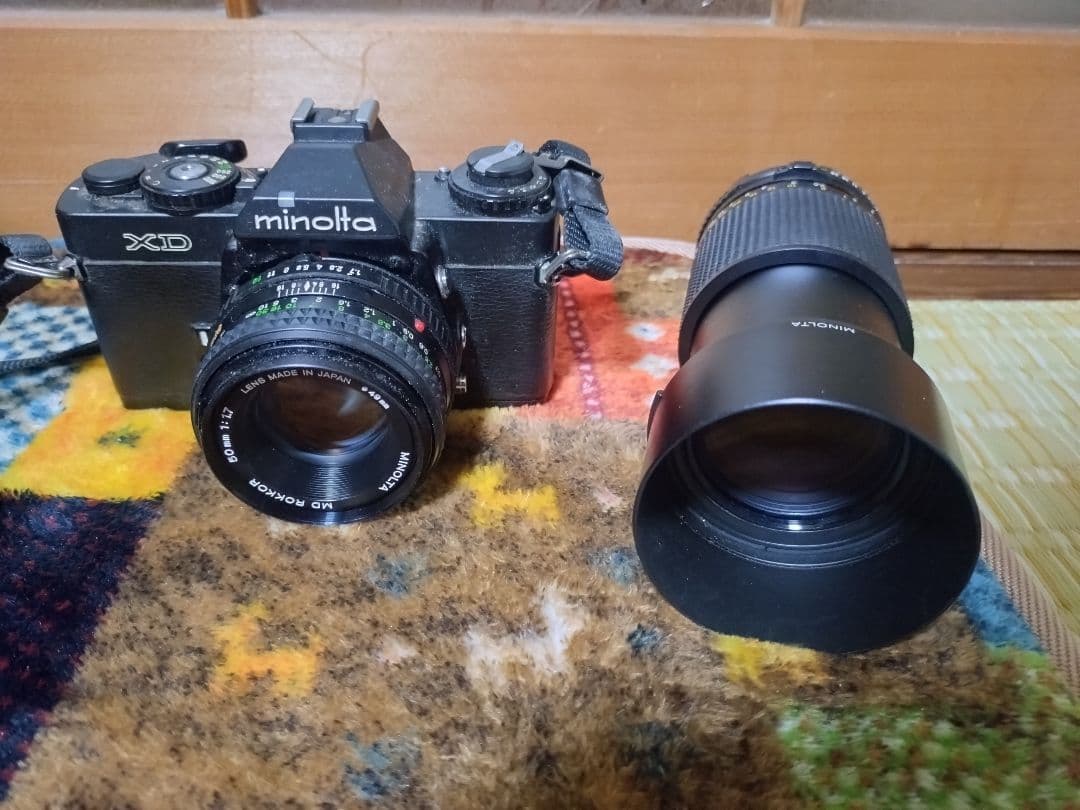 ミノルタXD レンズ2本つき