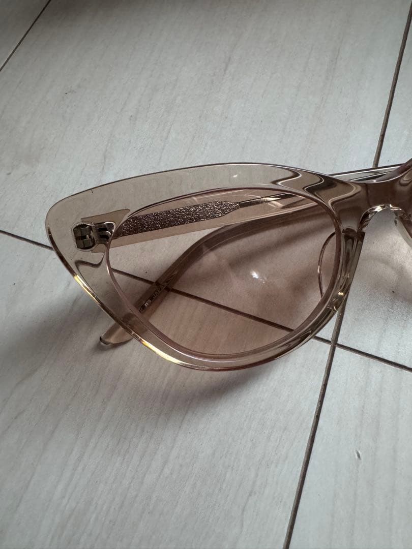 THE SHISHIKUI サングラスnew fox clear beige