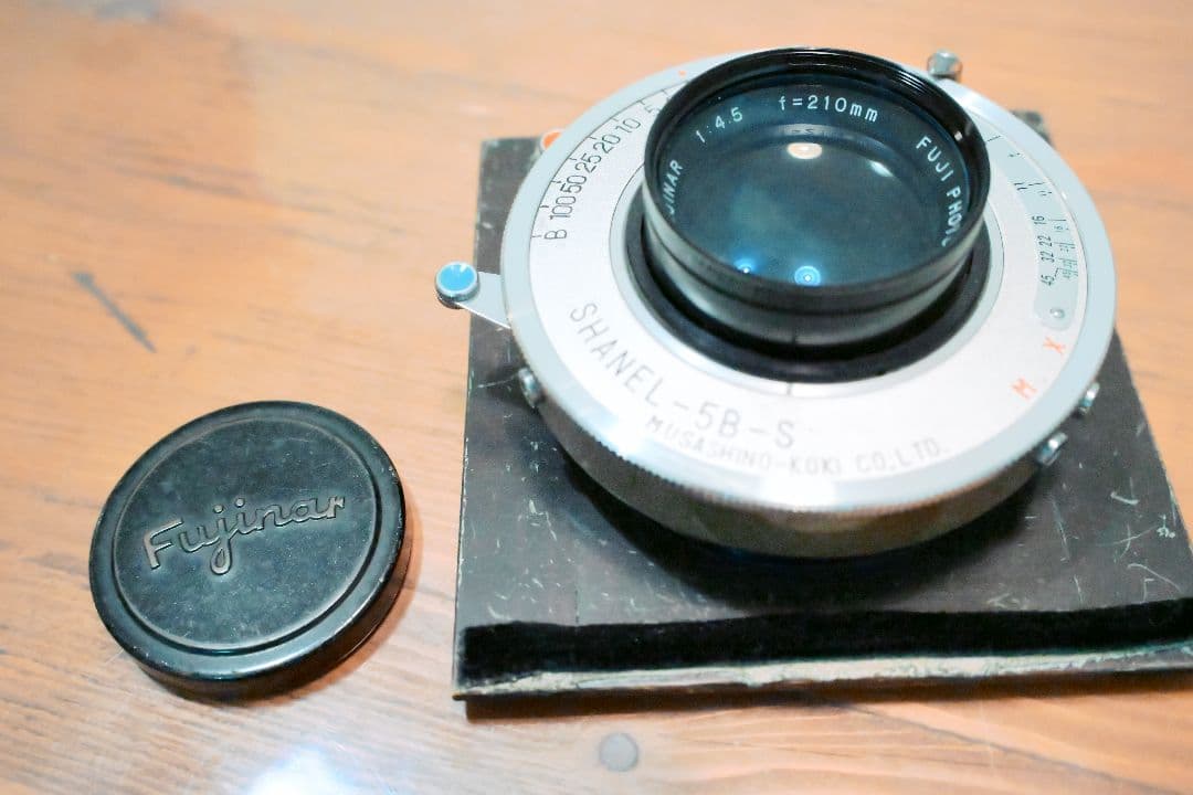 FUJI SHANEL-5B-S fujinar210mm f/4.5 レンズ