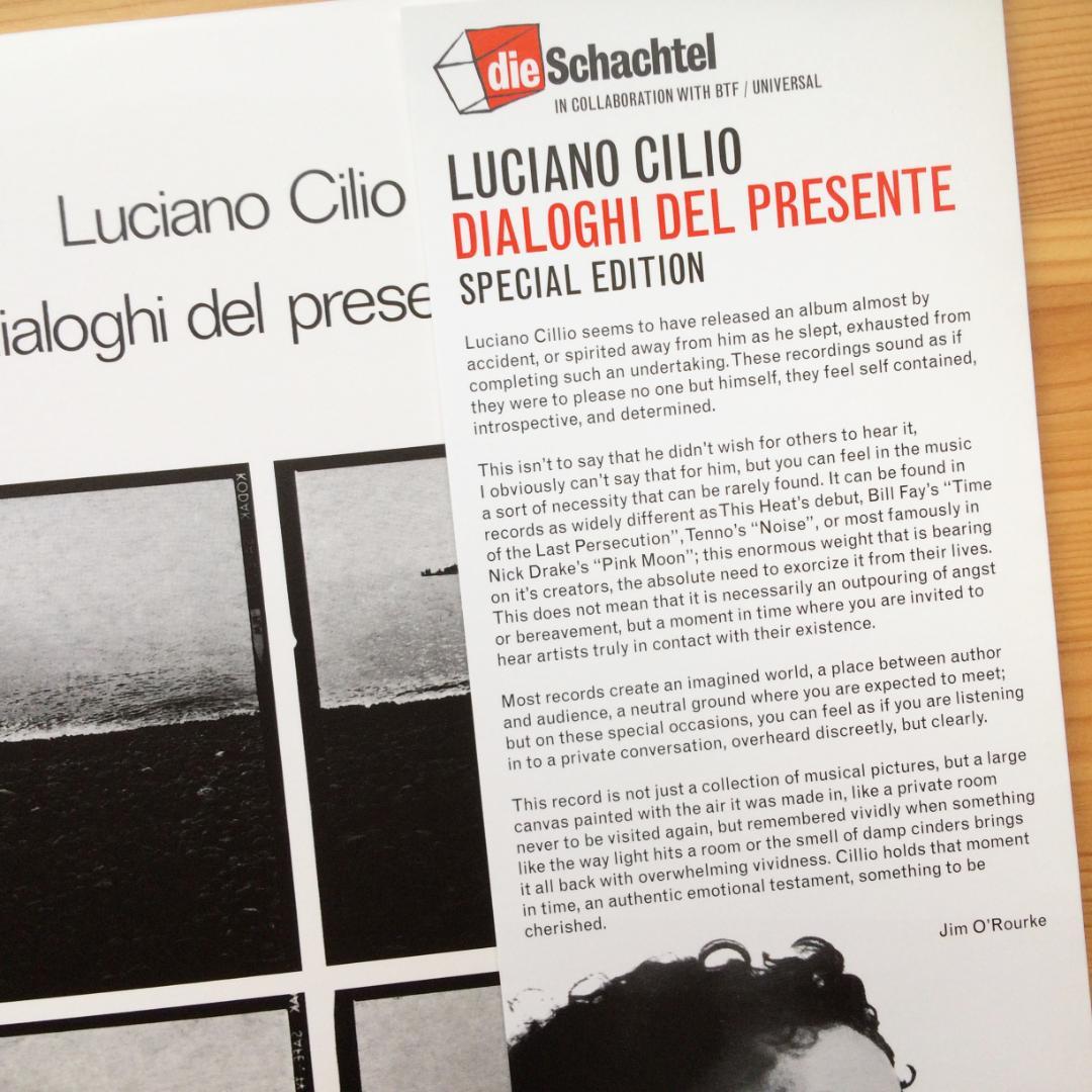 Luciano Cilio　クリアヴァイナル　未使用美品