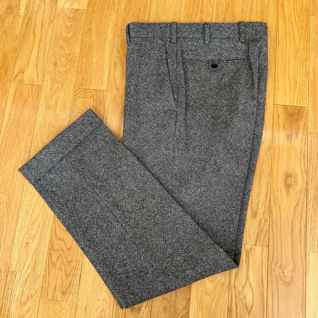 Paul Stuart NEW YORK メンズ　ウールスラックス　グレー76