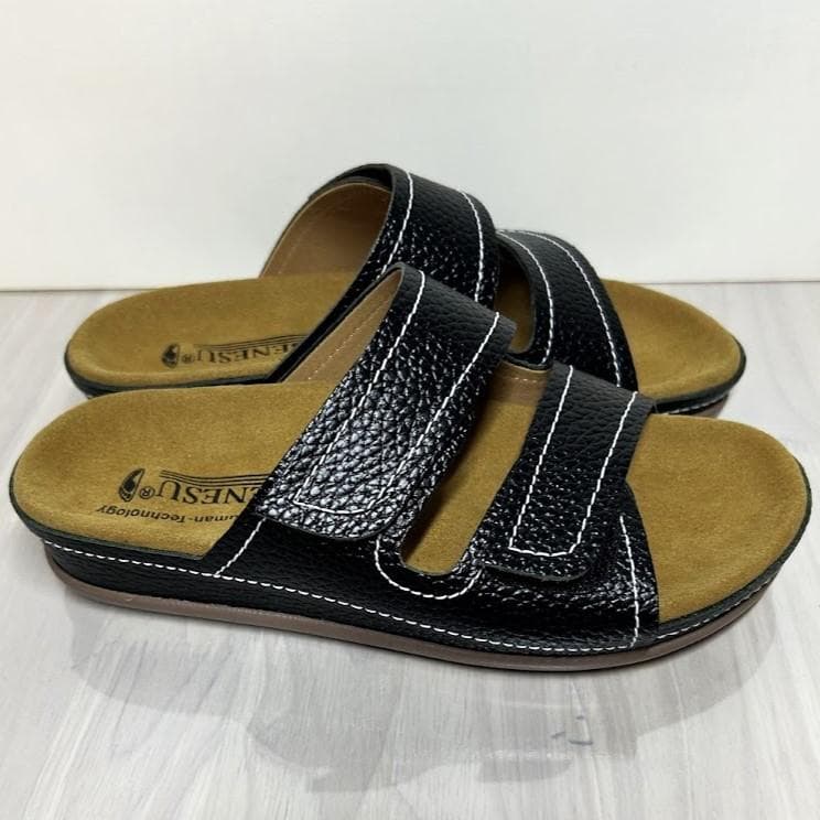 新品 27㎝ 009B ベネッシュ BENESU 外履きサンダル 黒 ベネシュ
