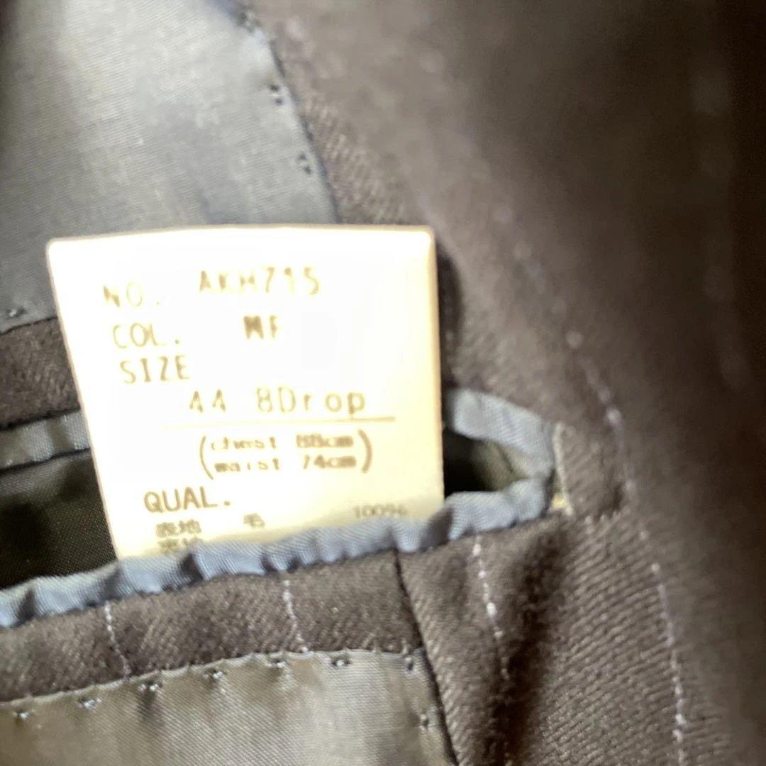 ユニバーサルランゲージ ロロピアーナ メンズスーツ ネイビー 44-8D