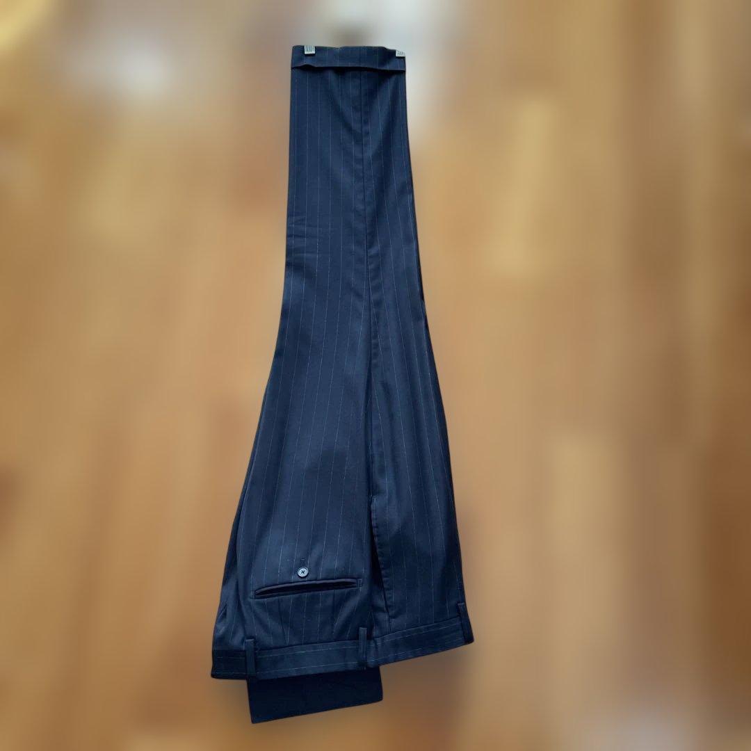 ユニバーサルランゲージ ロロピアーナ メンズスーツ ネイビー 44-8D