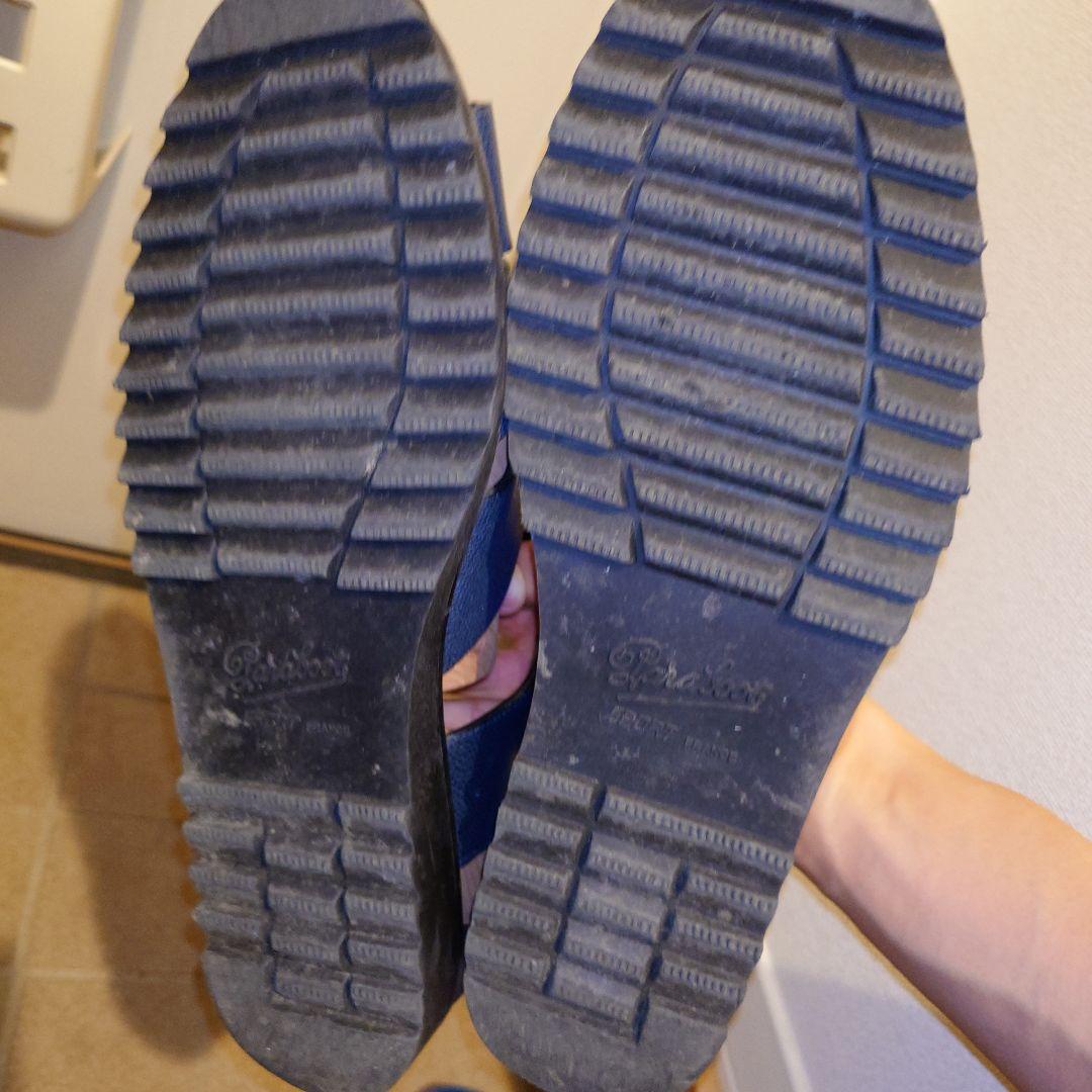 Paraboot　グルカサンダル　ネイビー　シューキーパー付き