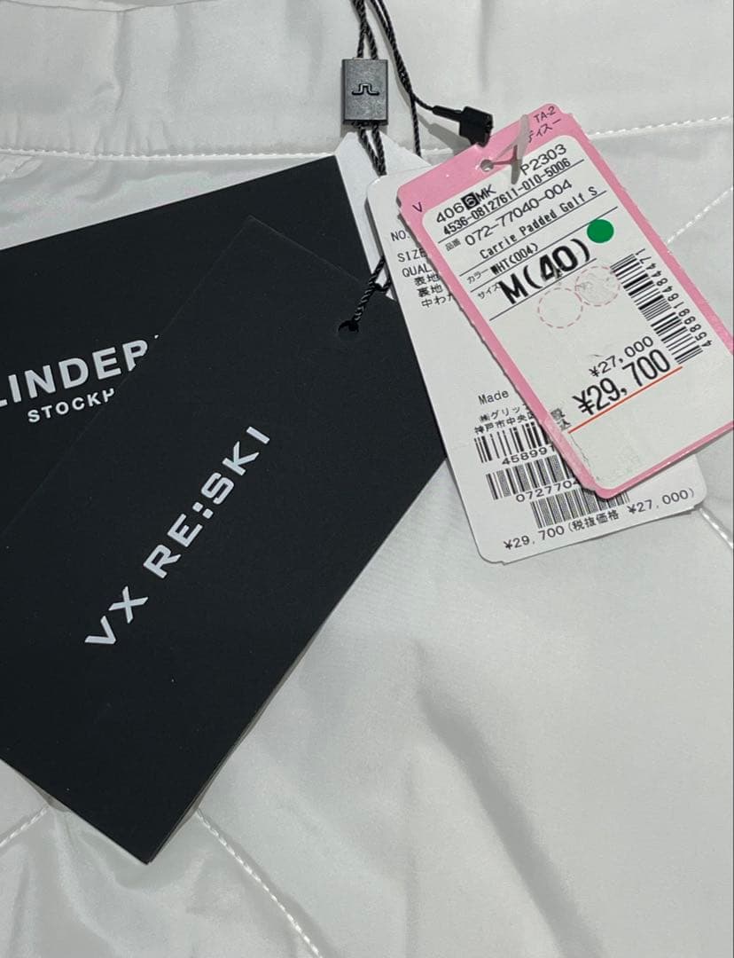 再値下げ！J. LINDEBERGゴルフウェア キルティングブルゾン