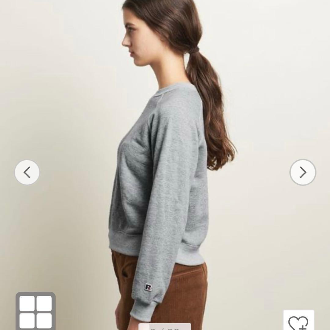 【別注】＜RUSSELL ATHLETIC＞クロップド スウェット