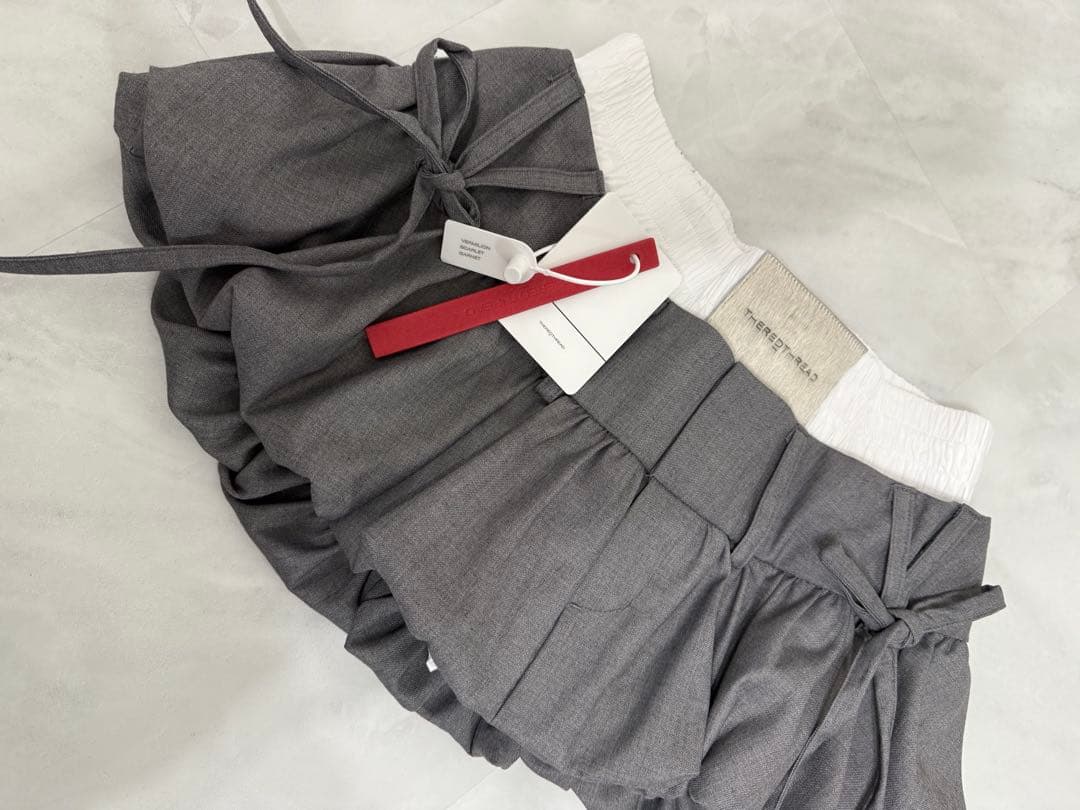 な*ぴ様 【美品】S layered balloon skirt gray