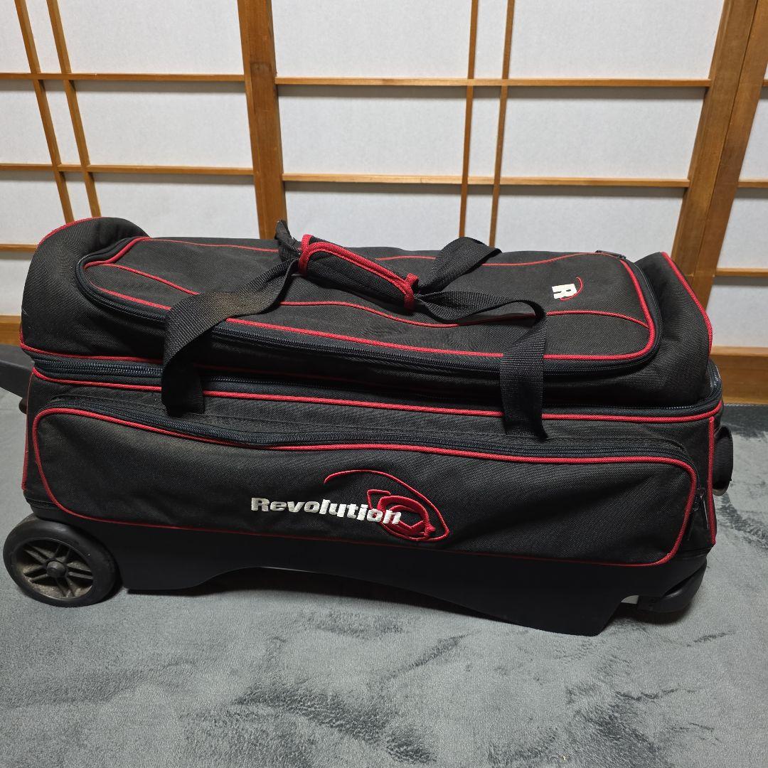 Revolution ボウリング用バッグ 黒/赤