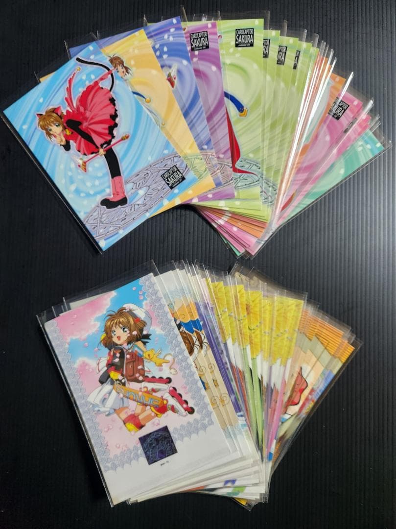 カードキャプターさくら　キャラクターメールコレクション　１８６枚＋台紙１２３枚