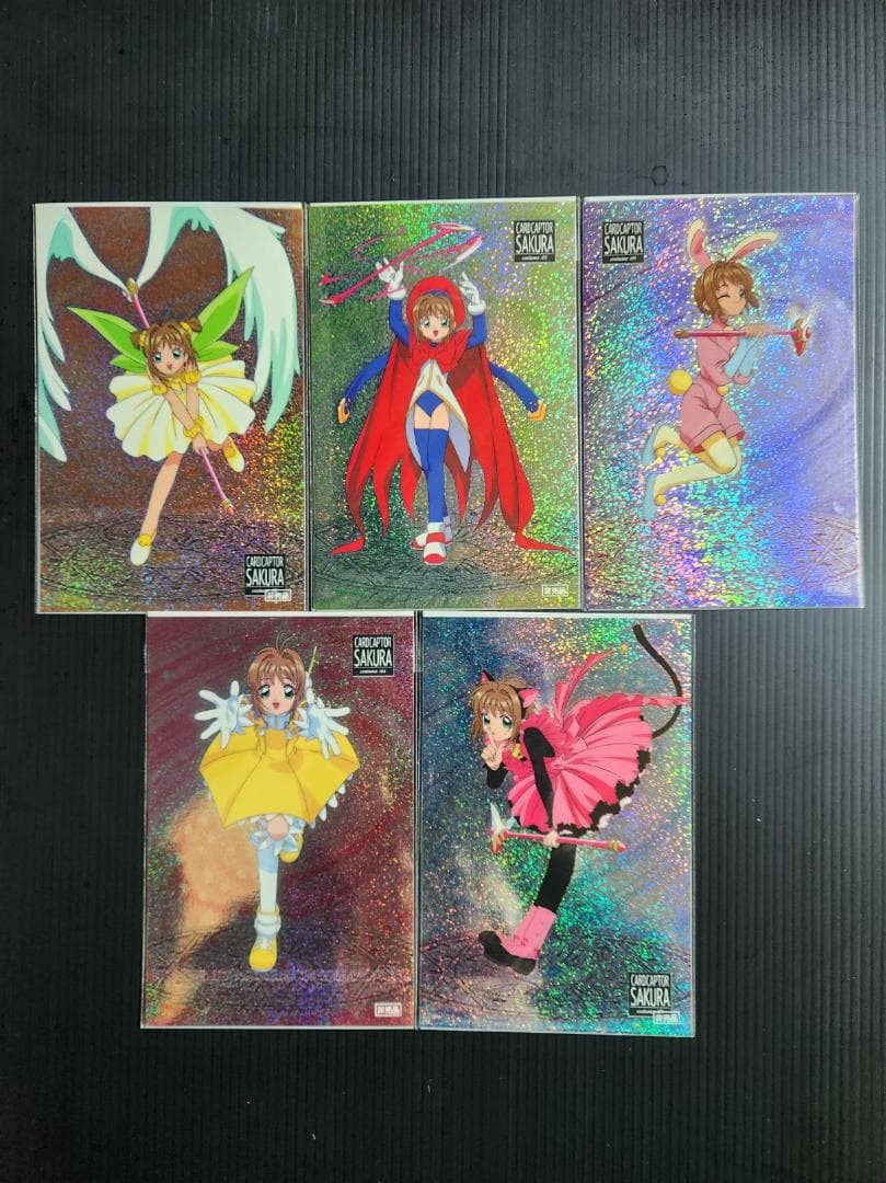 カードキャプターさくら　キャラクターメールコレクション　１８６枚＋台紙１２３枚