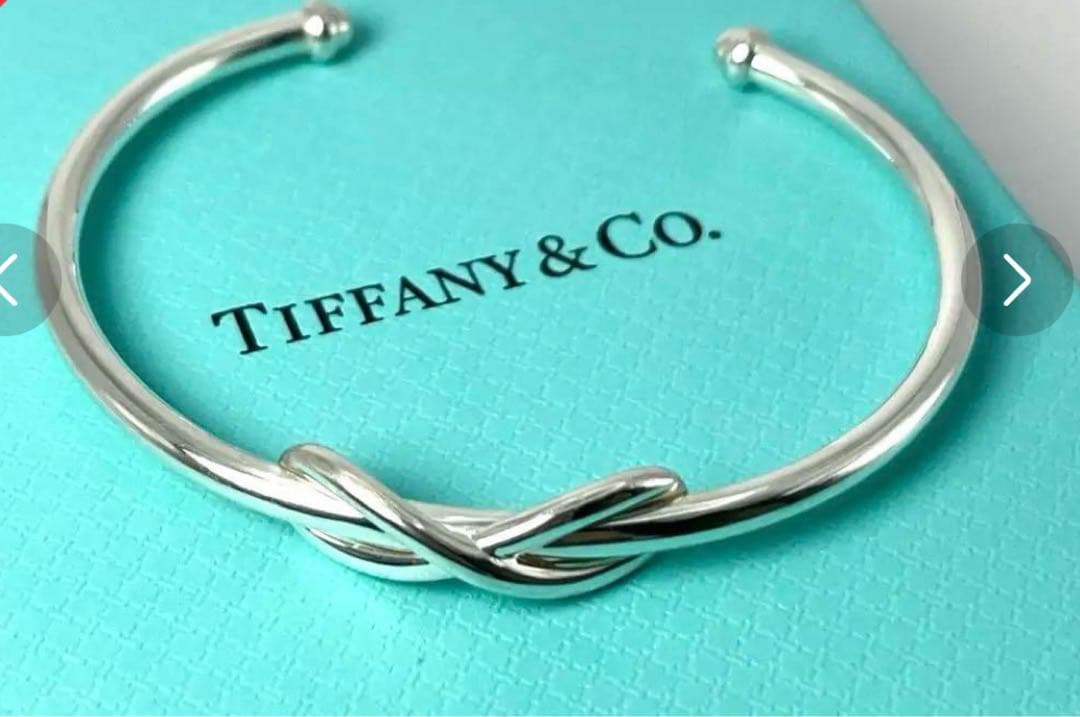 【美品】 TIFFANY&Co. インフィニティ　 カフ　バングル　ティファニー