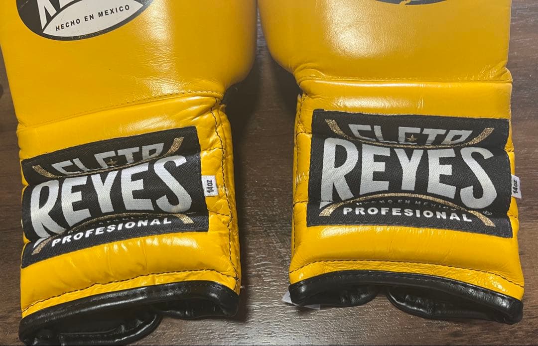 ★ REYES★ ボクシンググローブ★14oz★イエロー★