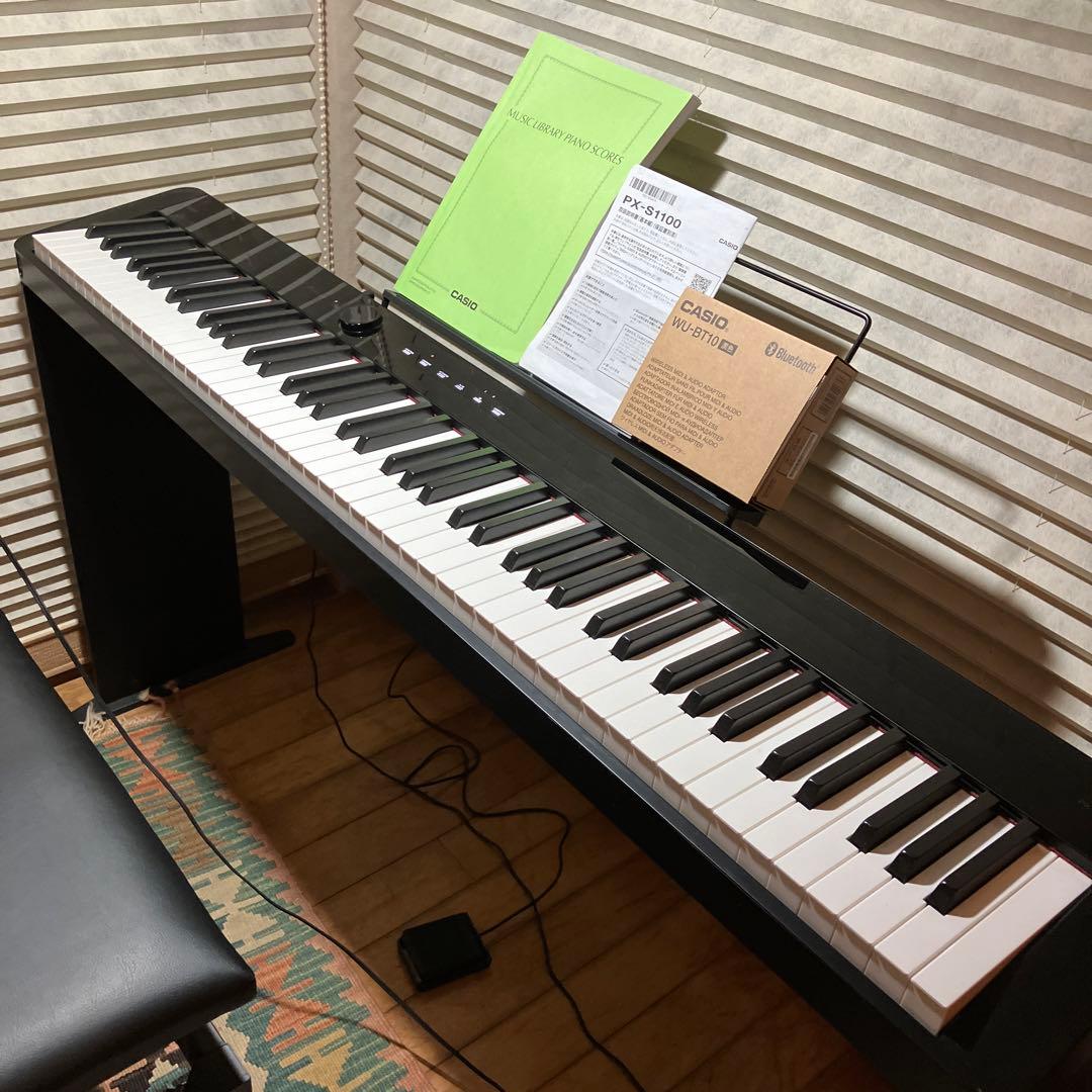 カシオPrivia PX-S1100ピアノ カラーは黒、