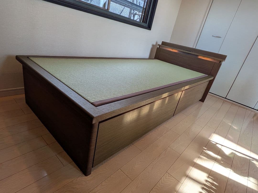 ニトリ 畳ベッド 引き出し収納 LEDライト付き