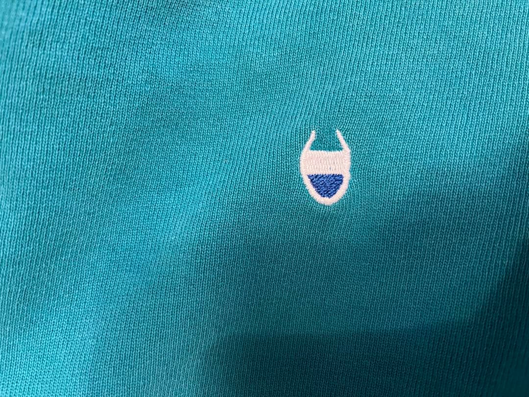 【古着】Champion Reverse Weave X-Lターコイズ