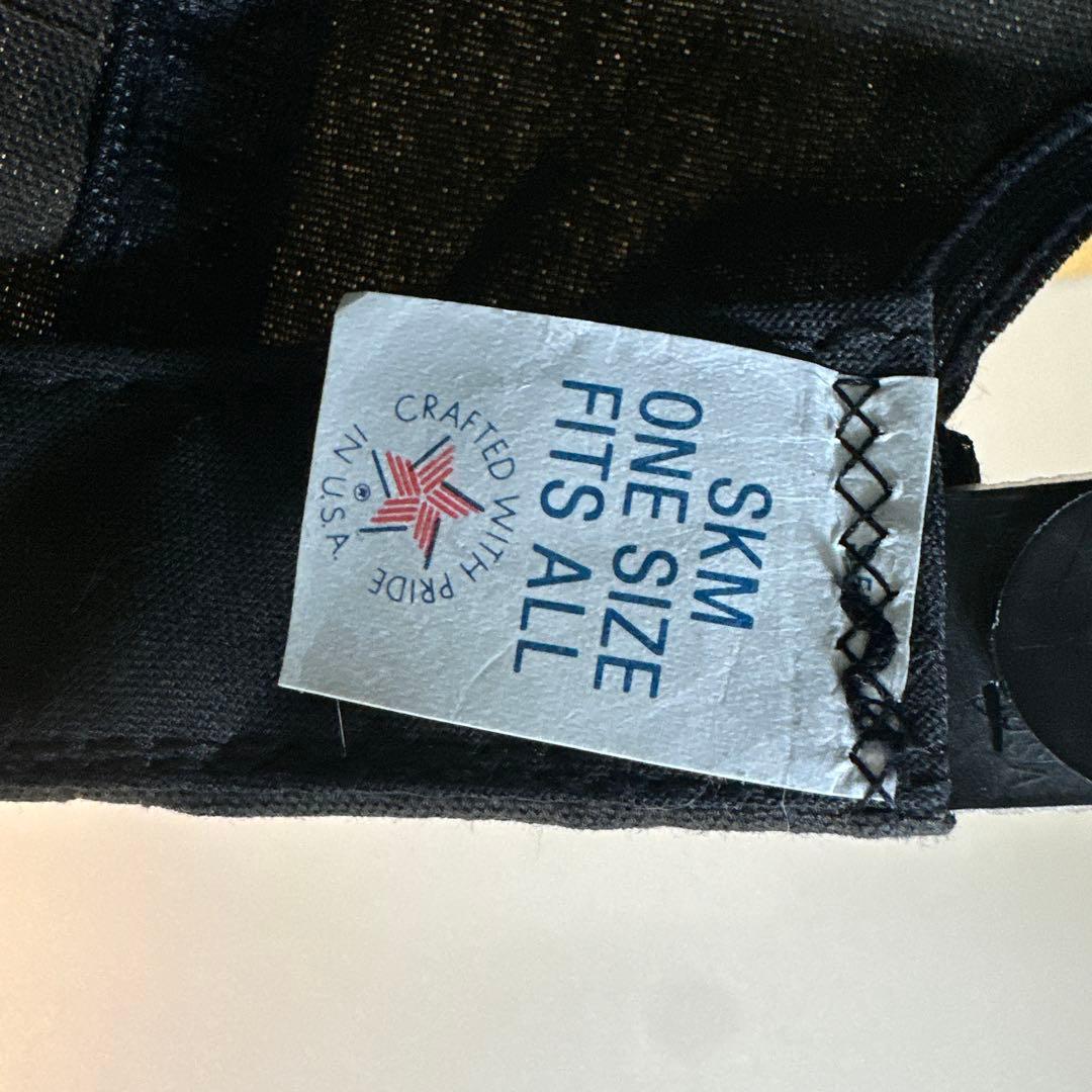 希少 USA製 80s 90sデッドストック ロープ キャップ 企業ロゴ