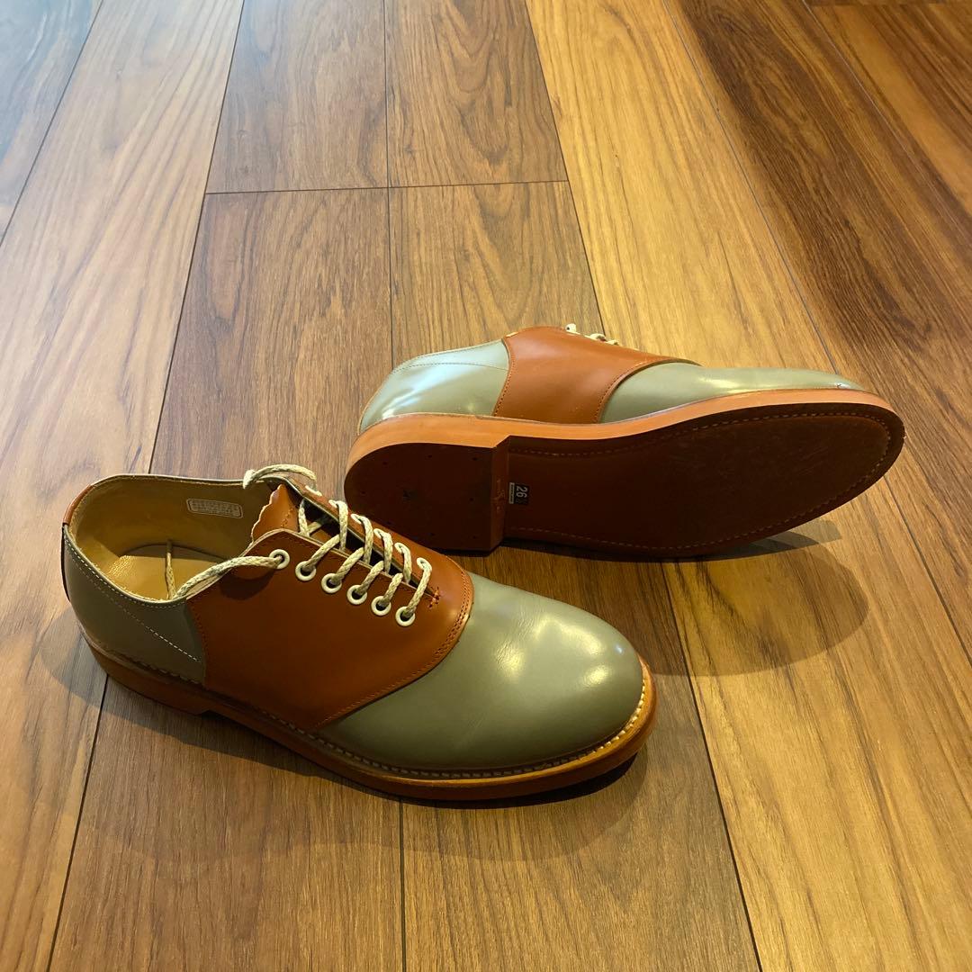 【REGAL リーガル】サドルシューズ 26,5 革靴 美品 オックスフォード