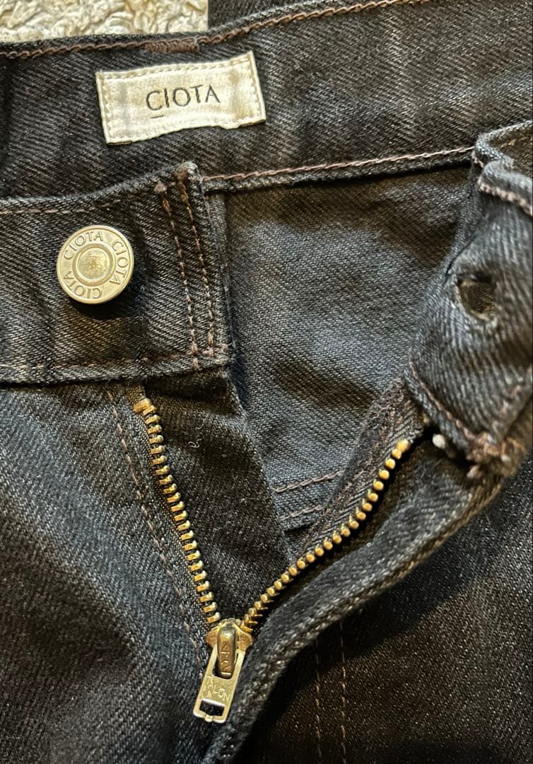 CIOTA シオタ スビンコットン 13.5oz バギーデニム