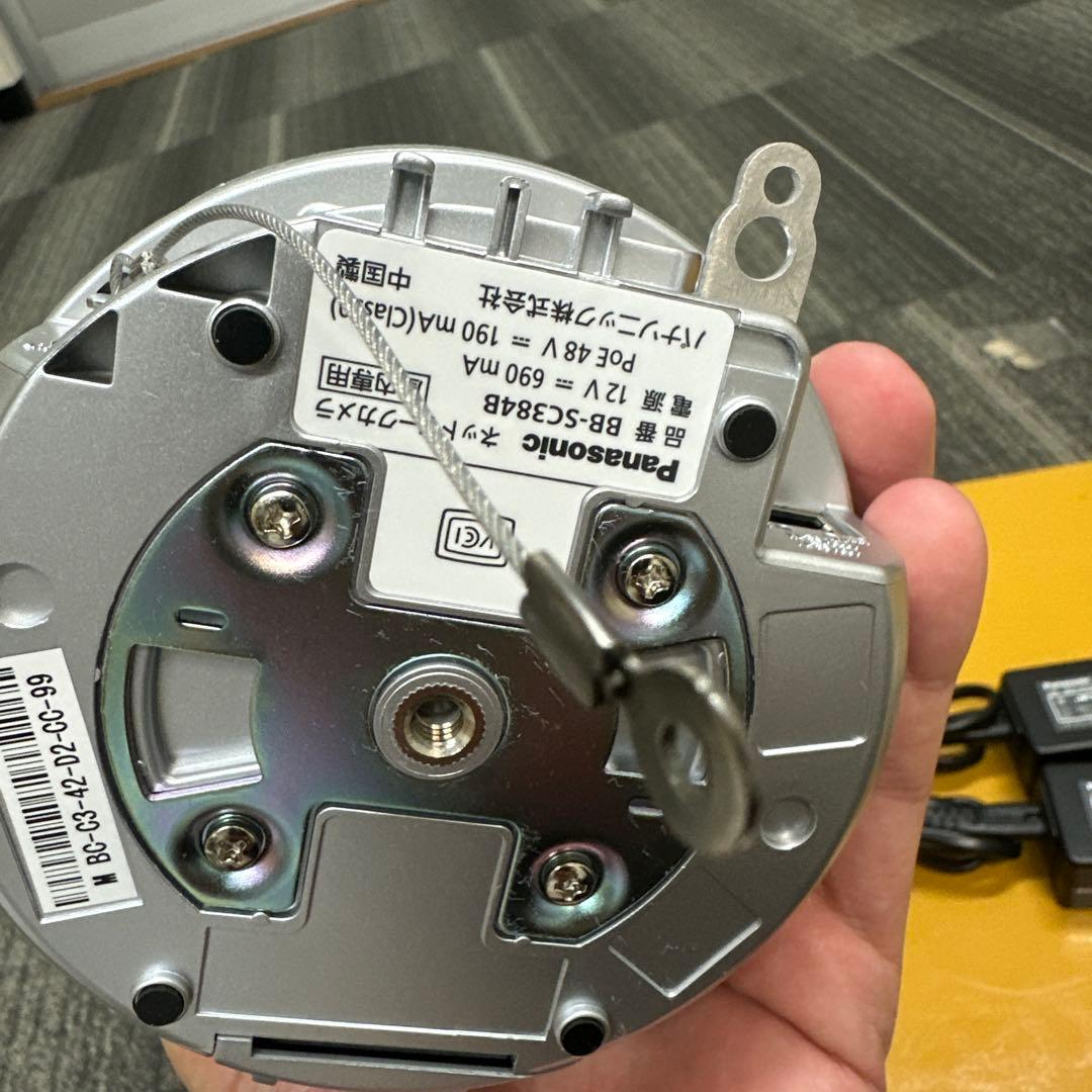 Panasonic BB-SC384B 2台セット（純正アダプター付き・初期化）