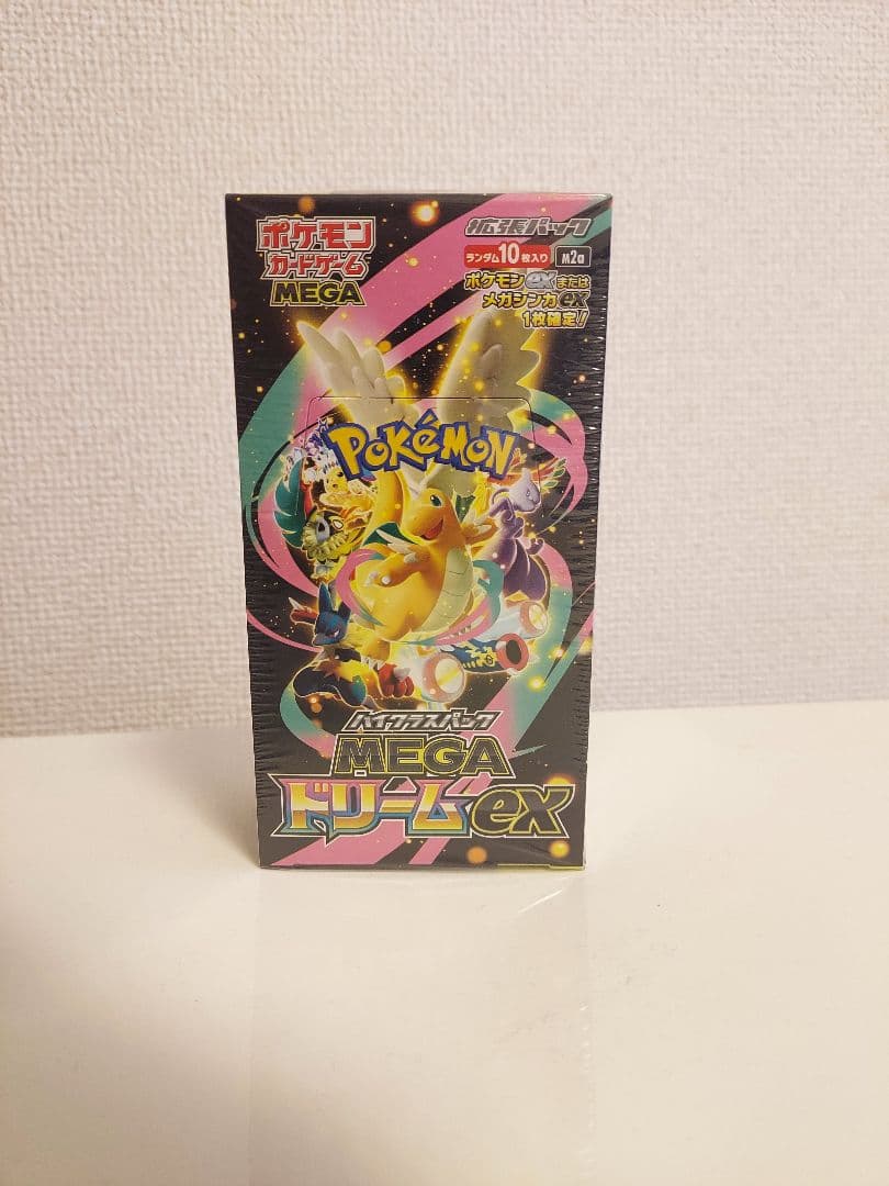 ポケモンカードゲーム MEGA ドリームEX 10パック入り　シュリンク未開封品