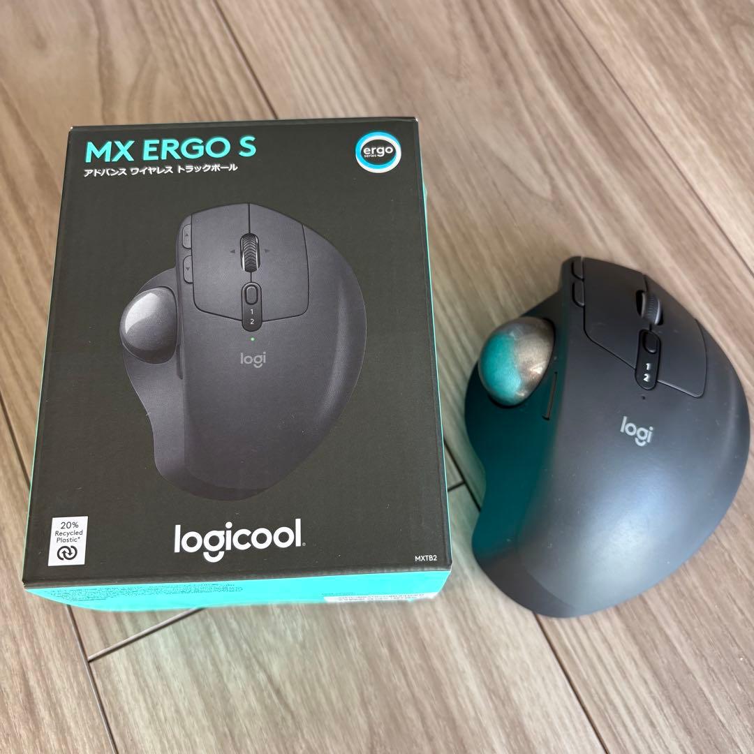 トラックボールマウス【Logicool MX ERGO S】ロジクールケース付き