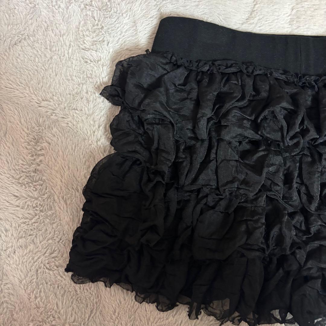 CRANK ミニスカート black