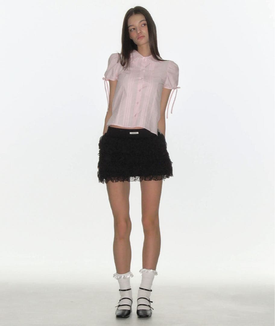 CRANK ミニスカート black