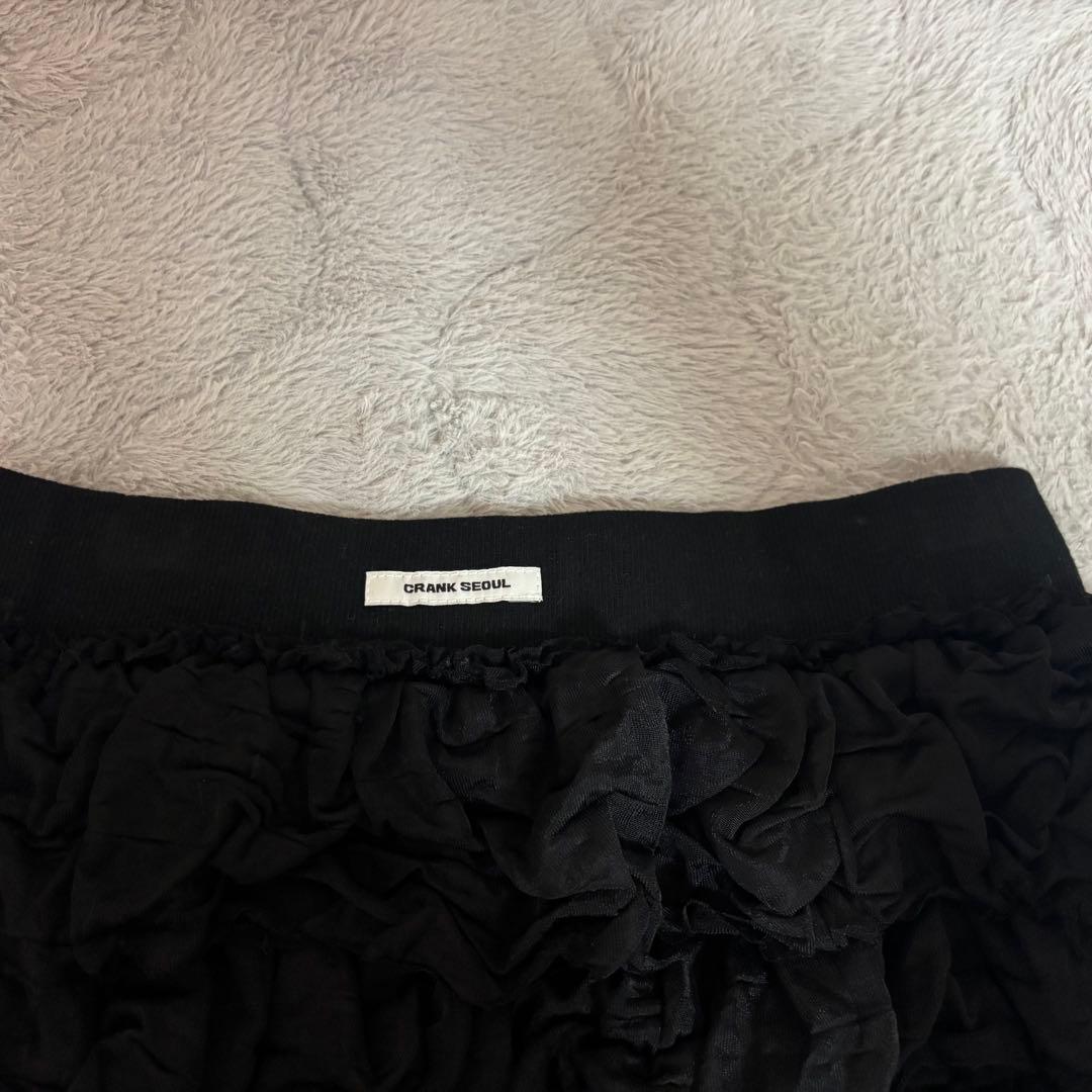 CRANK ミニスカート black