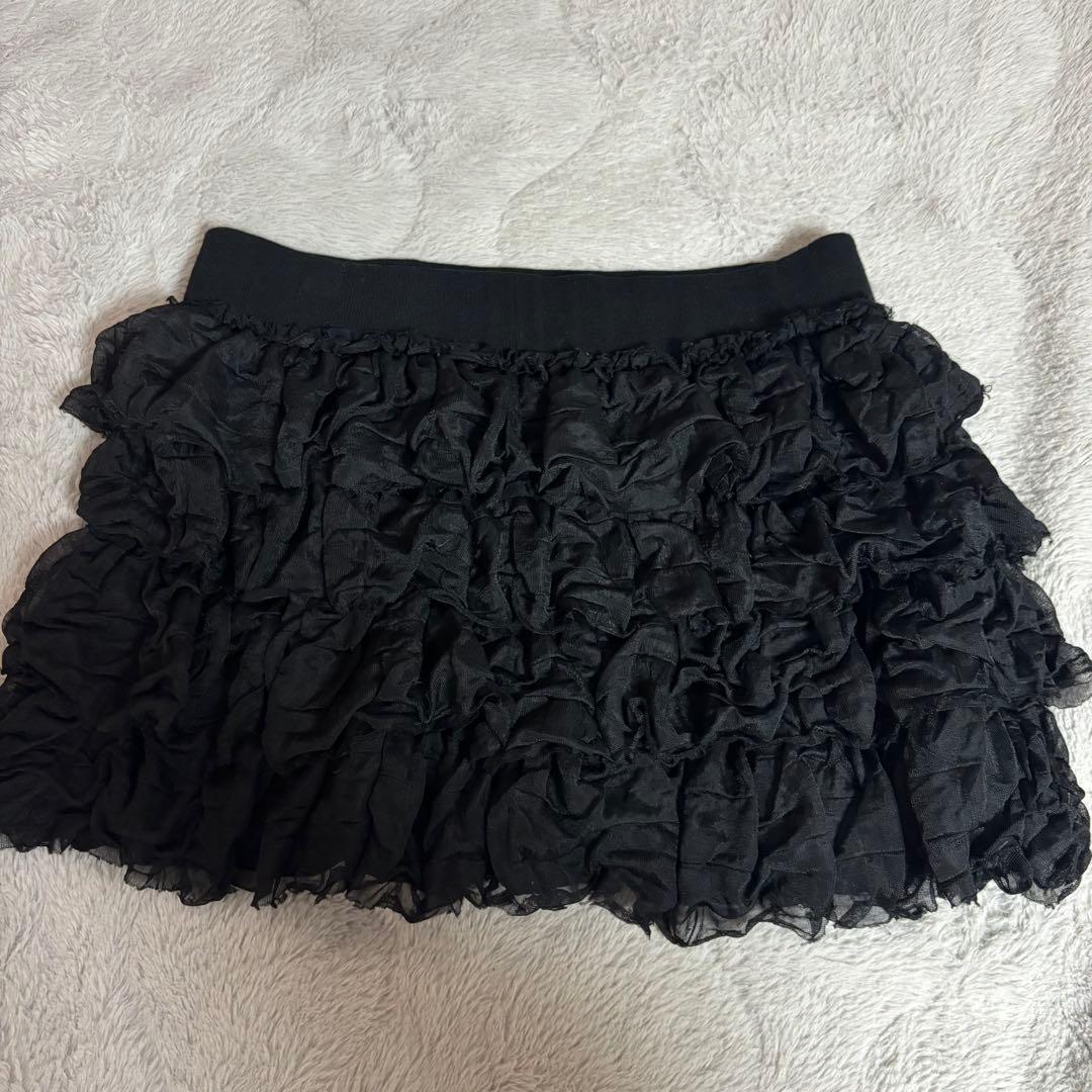 CRANK ミニスカート black