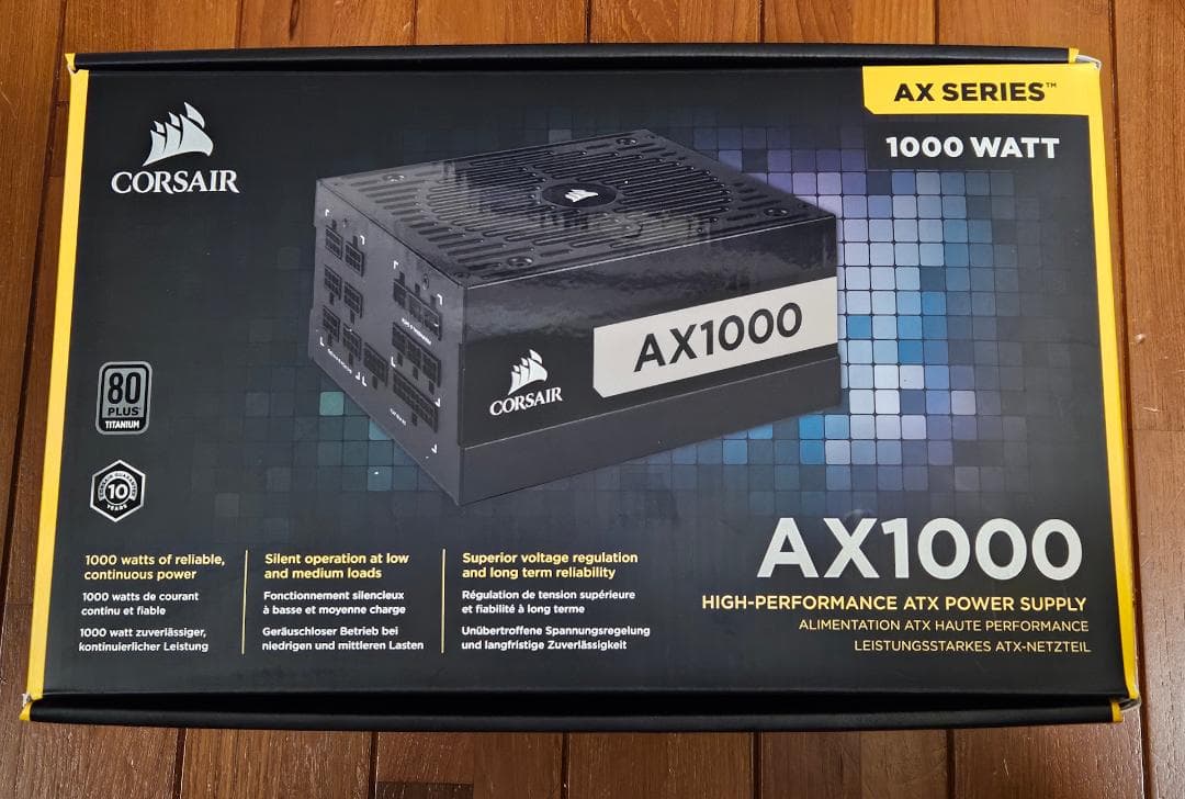 CORSAIR AX1000 1000W TITANIUM PC電源