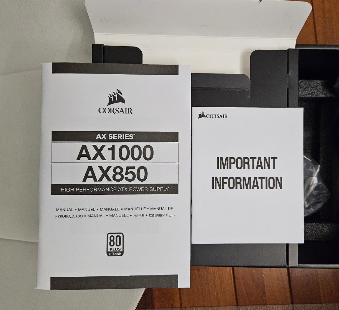 CORSAIR AX1000 1000W TITANIUM PC電源