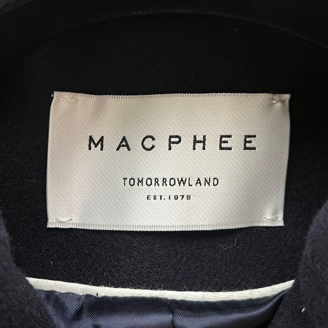 MACPHEE TOMORROWLANDピーコート ダブル 金ボタン ウール