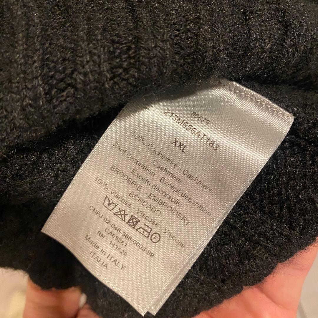 DIOR カシミアケーブルニット