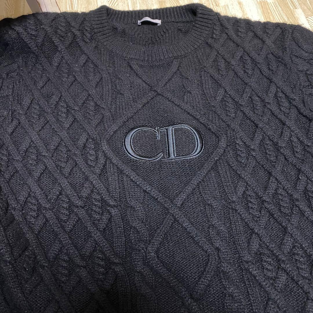 DIOR カシミアケーブルニット