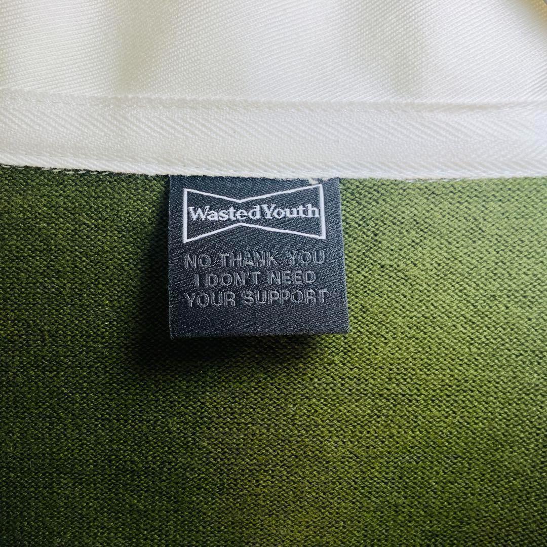 【激レア】ウェイステッド ユース ラガーシャツ サイズXL　 グリーン