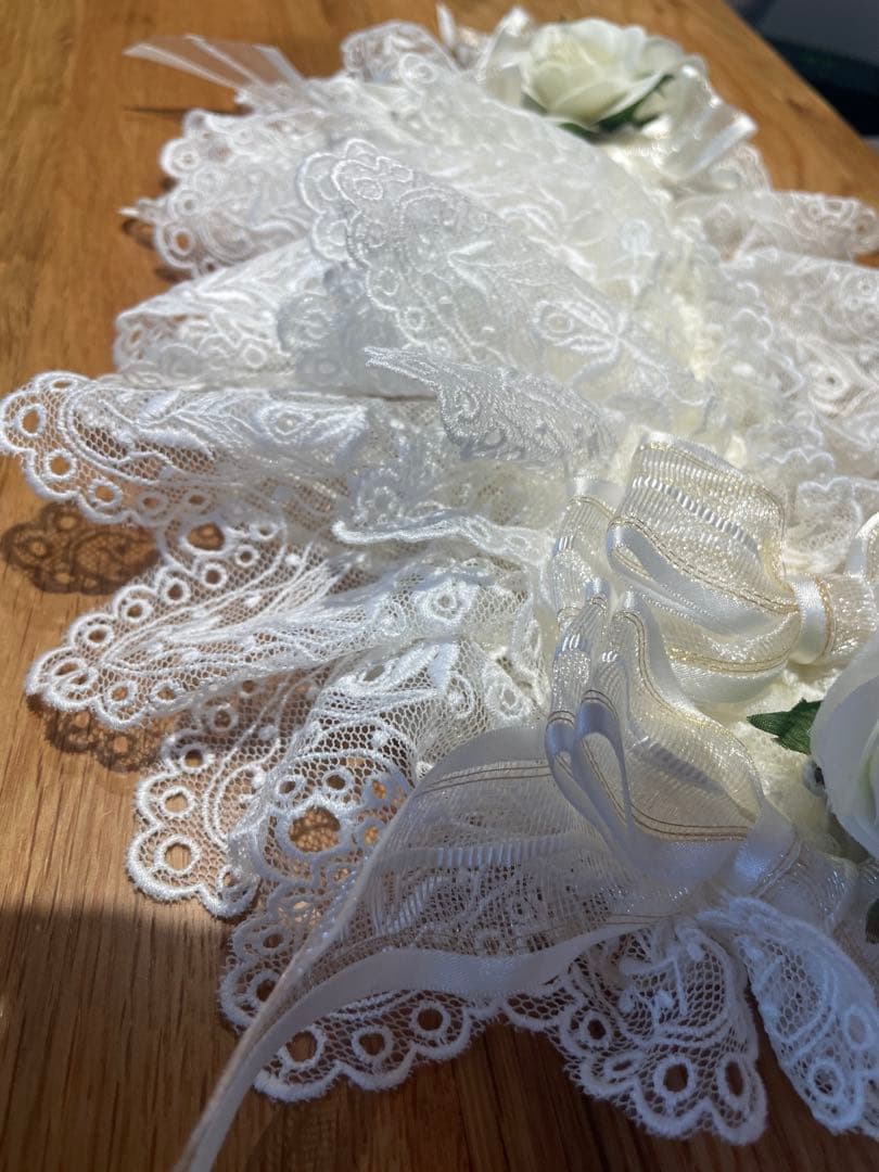 ヘッドドレス　ホワイト レース ベイビーザスターズシャインブライト