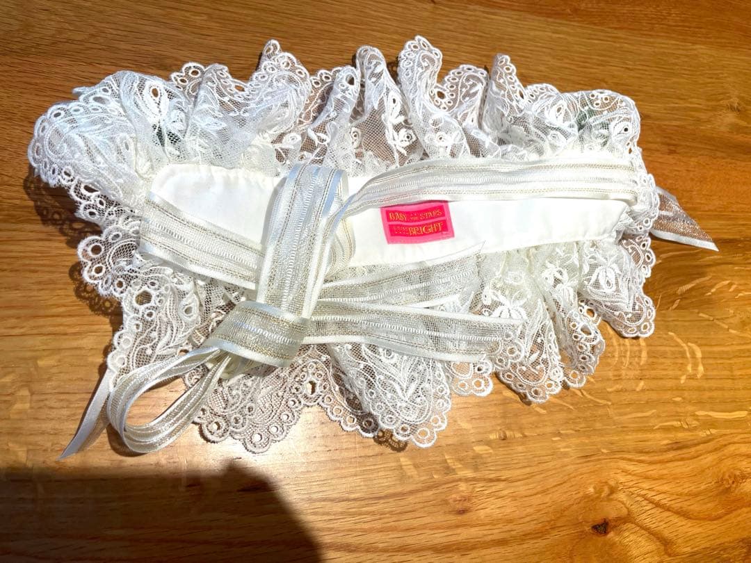 ヘッドドレス　ホワイト レース ベイビーザスターズシャインブライト